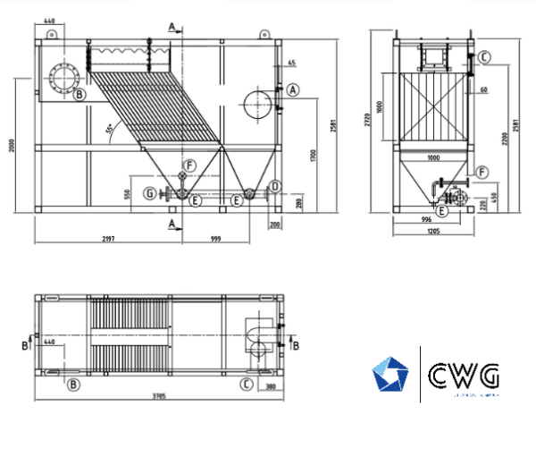 Laminated precipitator LC8 ( flow rate 8,000 lit/h) - Image 2