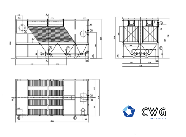 Laminated precipitator LC32 ( flow rate 32,000 liters/h) - Image 2