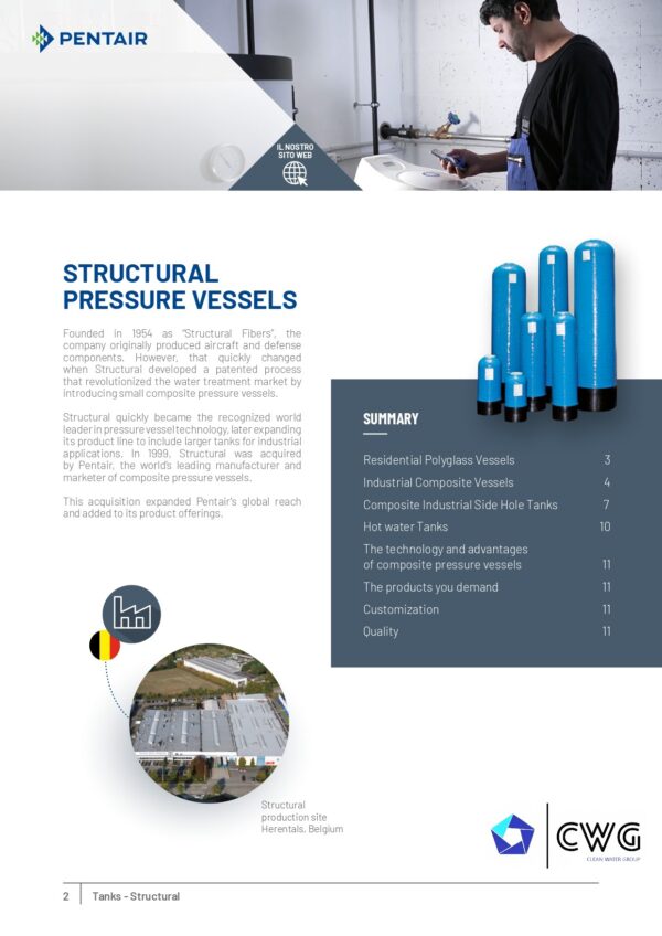 Pentair STRUCTURAL pressure vessels - Image 3