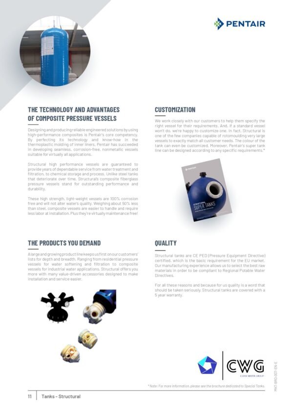 Pentair STRUCTURAL pressure vessels - Image 12
