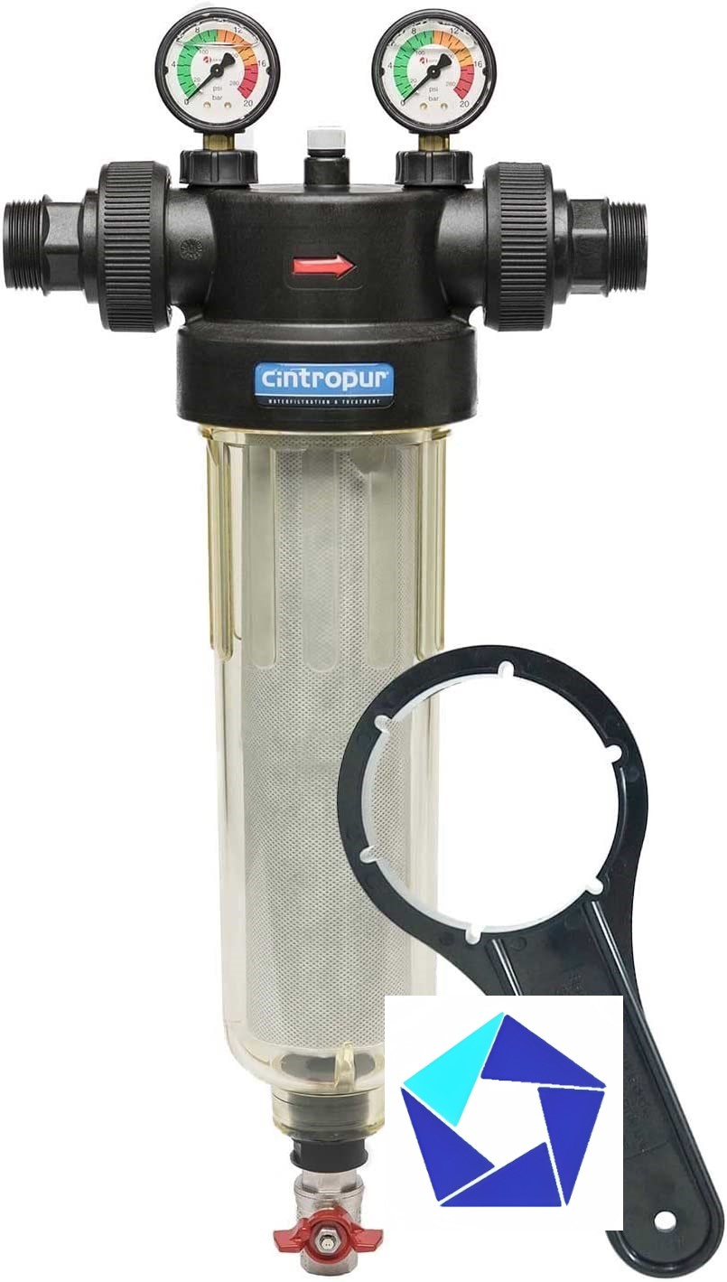 NW340 – connection 1 1/4” - 25mic - CINTROPUR mechanical filter